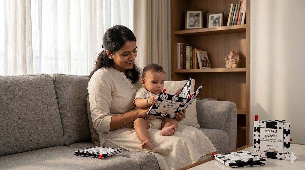 Best High Contrast Cloth Books for Newborns India 2026 - Nubokind