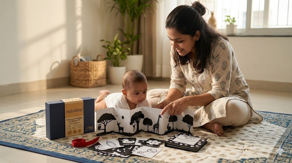 Tummy Time for Newborns: Best Toys and Tools in India 2026 - Nubokind