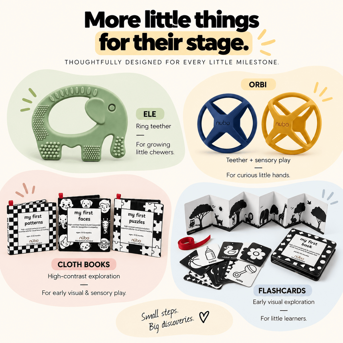 Kiko No-Drop Newborn Teether - Nubokind
