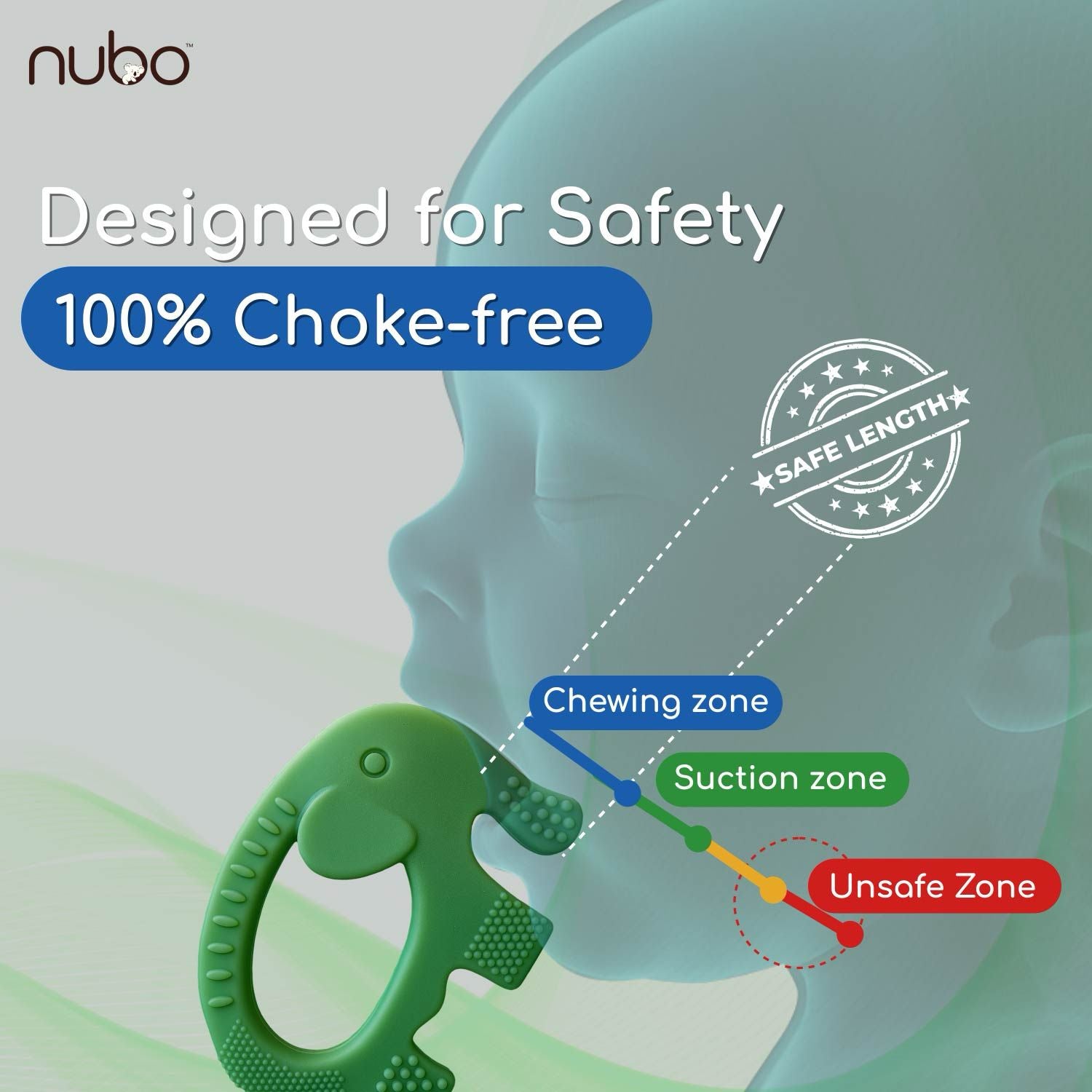BIS ele newborn teether - expert approved (Buy 1 Get 1 FREE)
