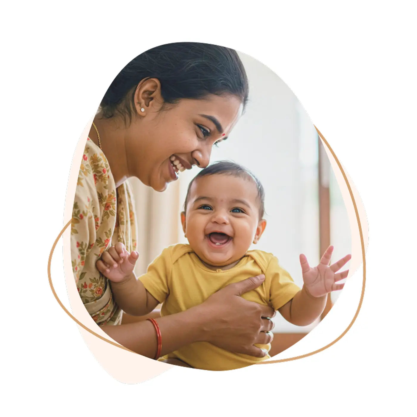 Image associated with a parent's approval of the Nubo ergonomic no-drop teether as a fantastic chewable baby toy.