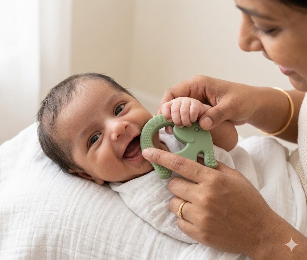 Ele Silicone Ring Teether - Pack of 2 - Nubokind