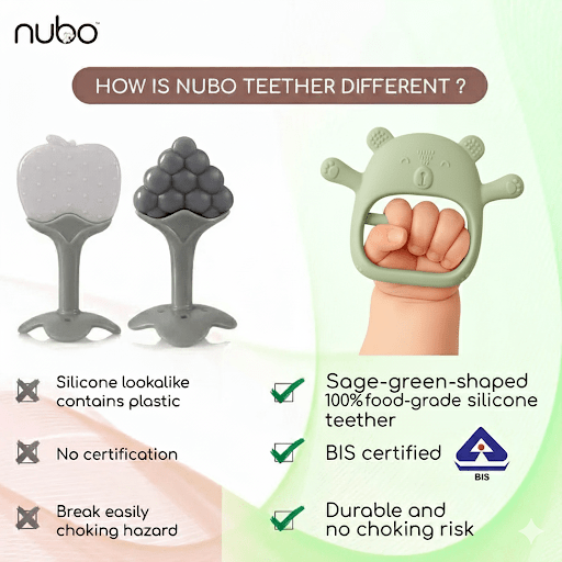 BIS kiko no - drop newborn teether - expert approved - nubo