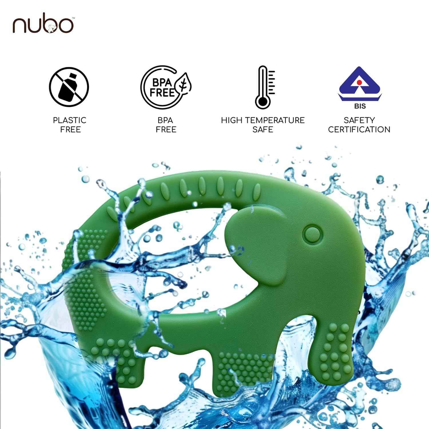 BIS ele newborn teether - expert approved (Buy 1 Get 1 FREE) - nubo