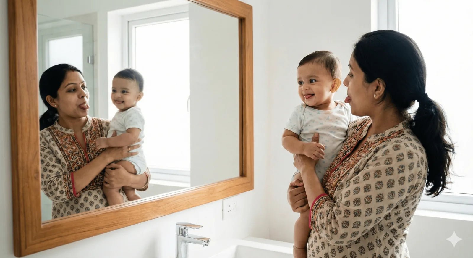 The Science of Reflection: 4 Ways Mirrors Jumpstart Your Baby’s Social-Emotional Wiring - Nubokind