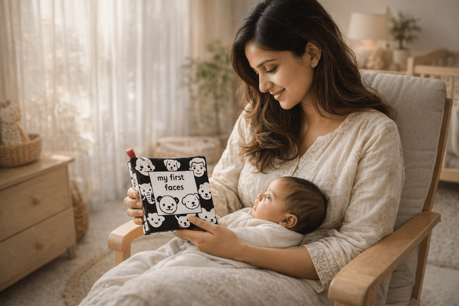 Why Indian Pediatricians Recommend Cloth Books for 0–3 Month Olds - Nubokind