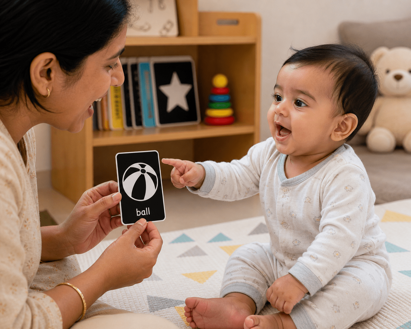 Beyond Vision: How to Use High-Contrast Cards for Early Bilingual Language Development - Nubokind