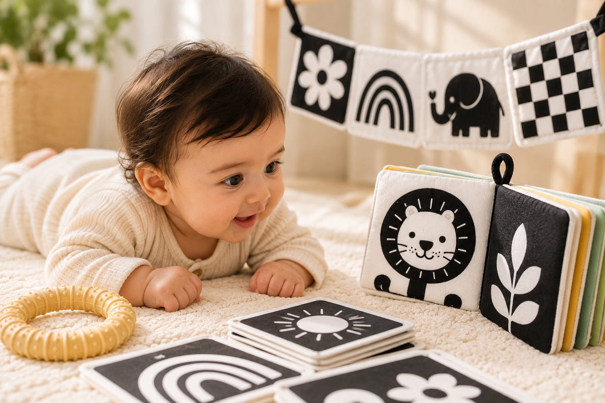 High-Contrast Toys for Babies: Eye Development Guide | Nubokind