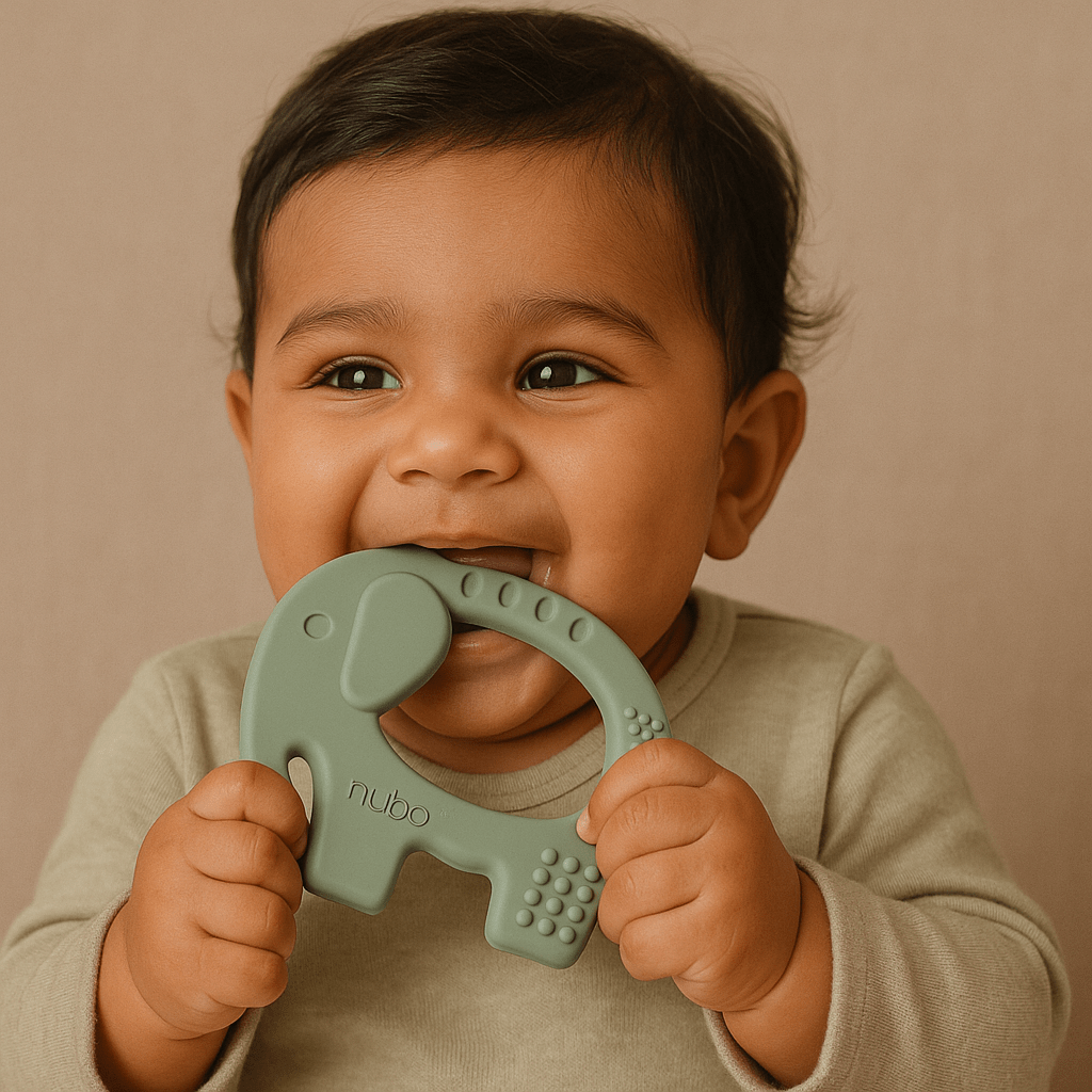 celebrate first tooth & teething relief: teething toys & tips - nubo