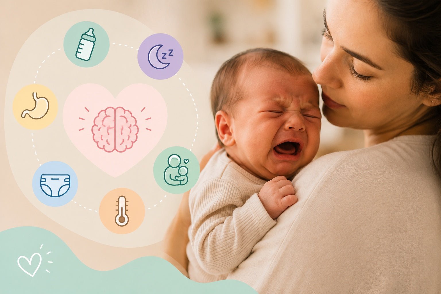 Why Is My Baby Crying? How to Soothe a Crying Newborn (And When to Worry) - Nubokind