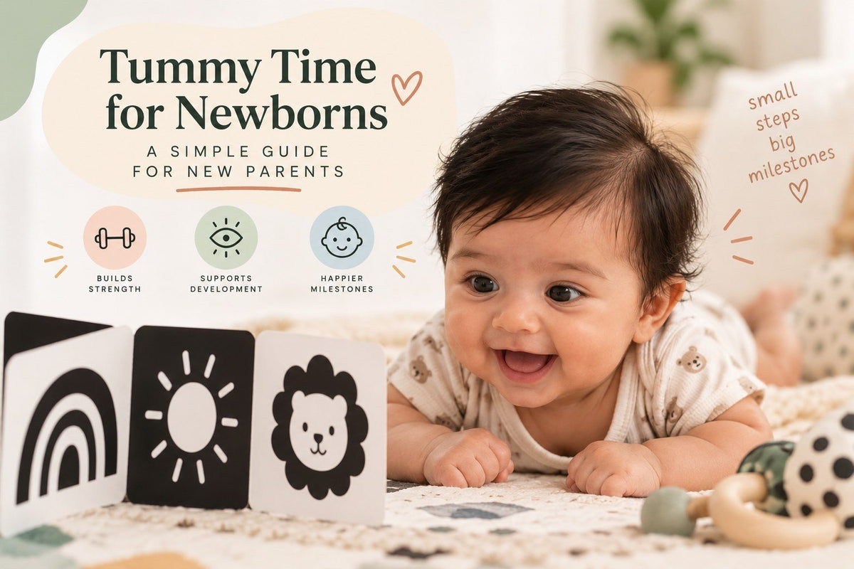 Tummy Time for Newborns: Activities & Toys From Day One - Nubokind