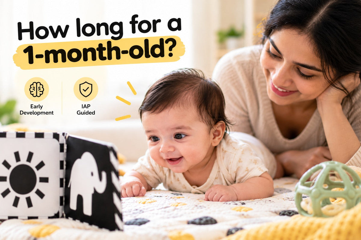 Tummy Time for 1-Month-Old: Duration, Frequency & Tips
