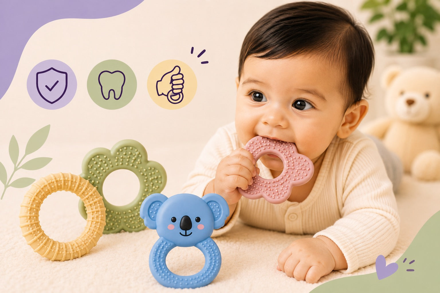 Silicone Teether for Baby: Safety, Design & What to Look For