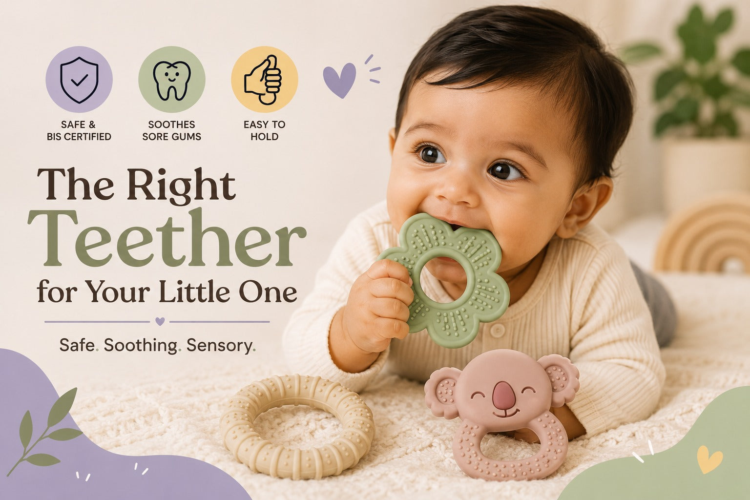 How to Choose the Right Infant Teether for Your Baby | Nubokind