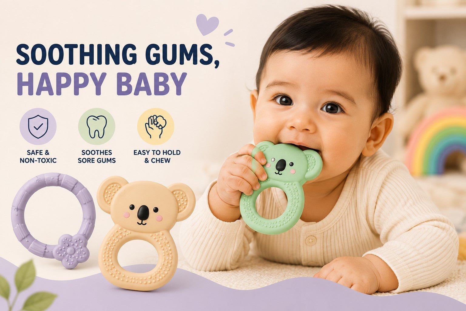 Best Baby Teethers in India 2026 | Safe & Parent-Approved | Nubokind - Nubokind
