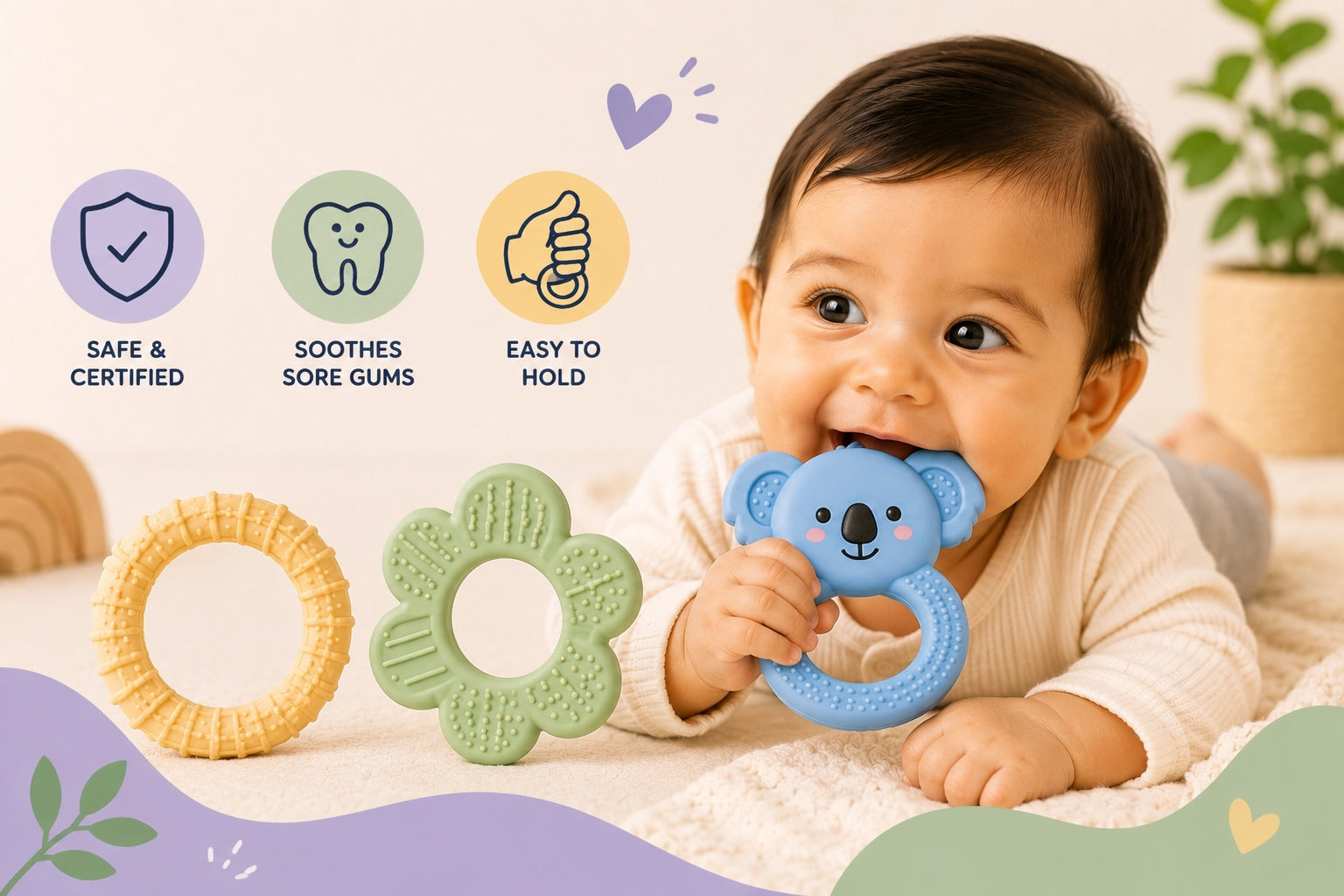 Teethers for Babies: Types, Materials & How to Choose