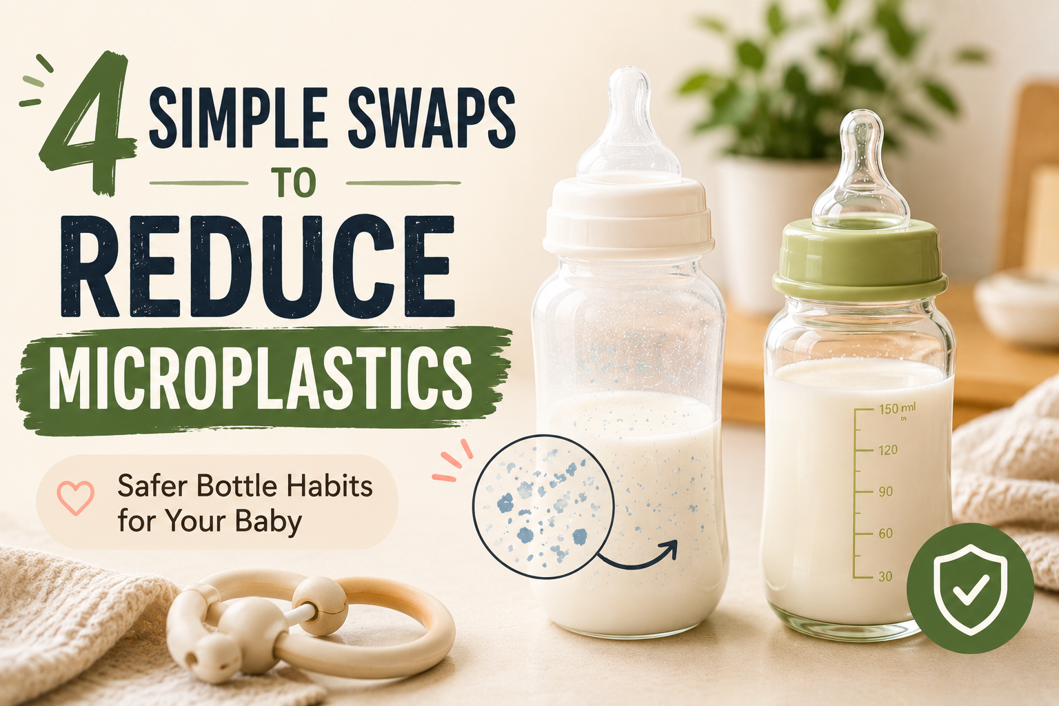 Microplastics and Baby Bottles: 4 Simple Swaps for Toxic-Free Feeding