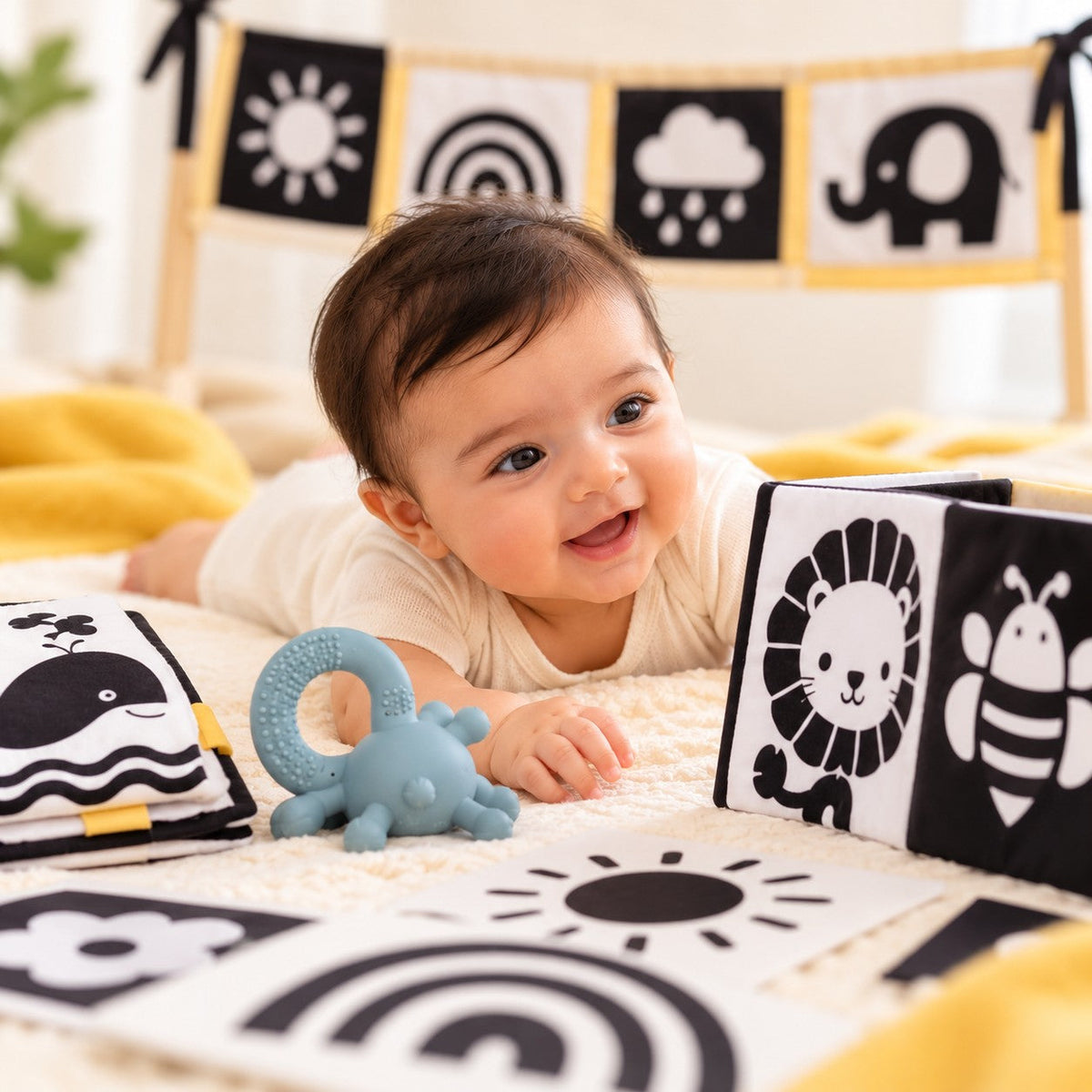 Best Tummy Time Toys for Babies 0–6 Months in India