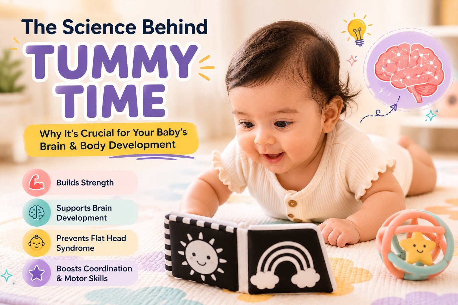What Is Tummy Time for Newborn? Benefits, Schedule, and Safety Tips - Nubokind