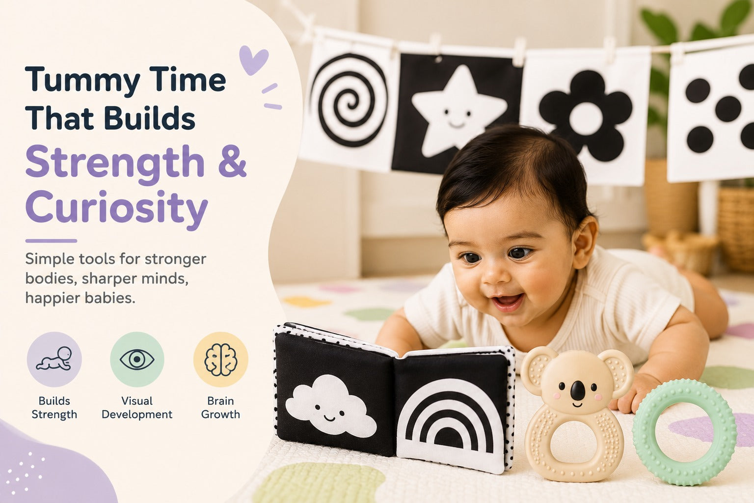 Tummy Time for Newborns: Benefits, Tips & Best Toys - Nubokind