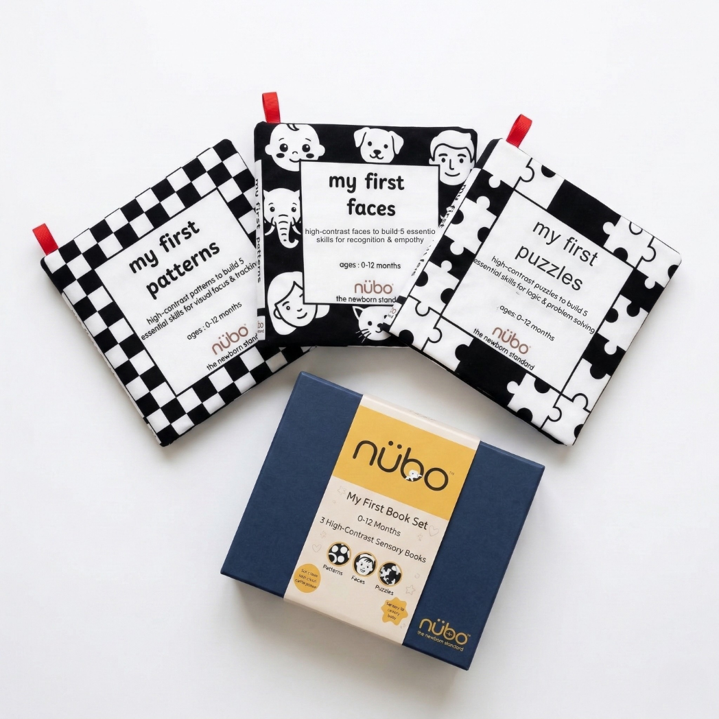 My First Book Set (Pack of 3 Cloth Books)