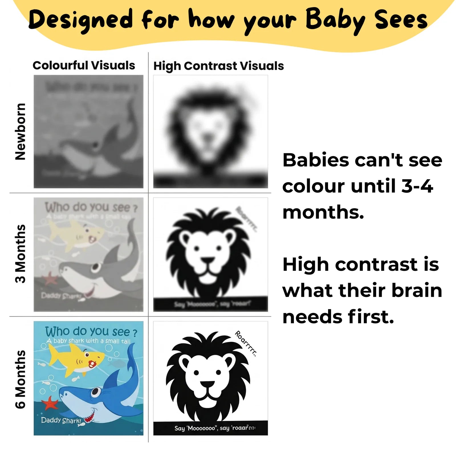 High Contrast Flashcards & Tummy Time Banner - Nubokind