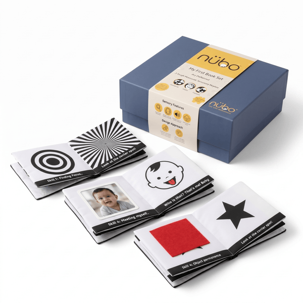 Nubokind High Contrast Cloth Book Set