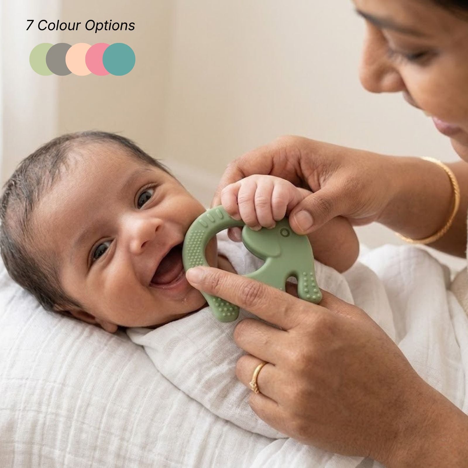 Ele Ring Silicone Teether - Pack of 2 - Nubokind