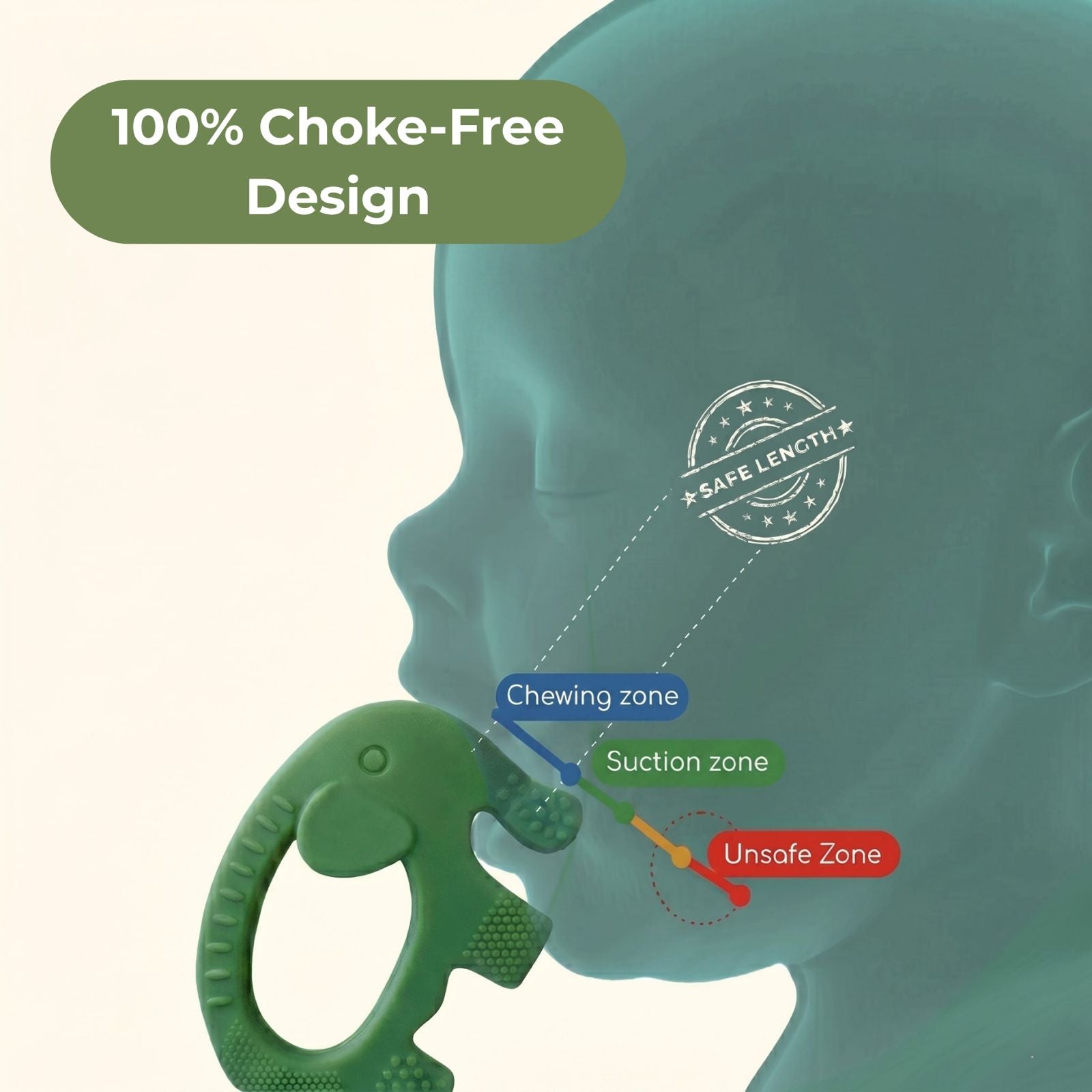 Ele Ring Silicone Teether - Pack of 2 - Nubokind