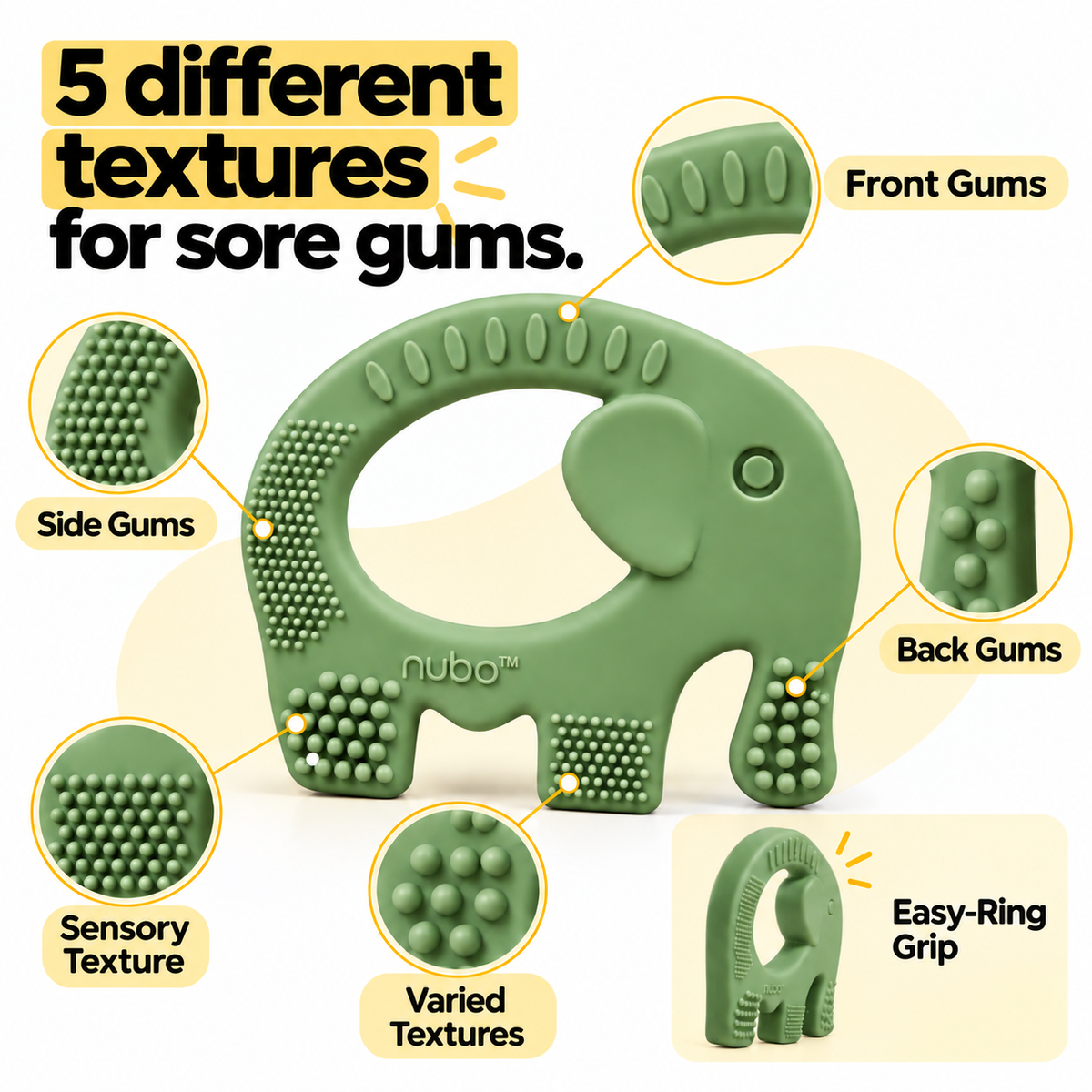 Silicone Teether Bundle for Babies | 3–12 Months