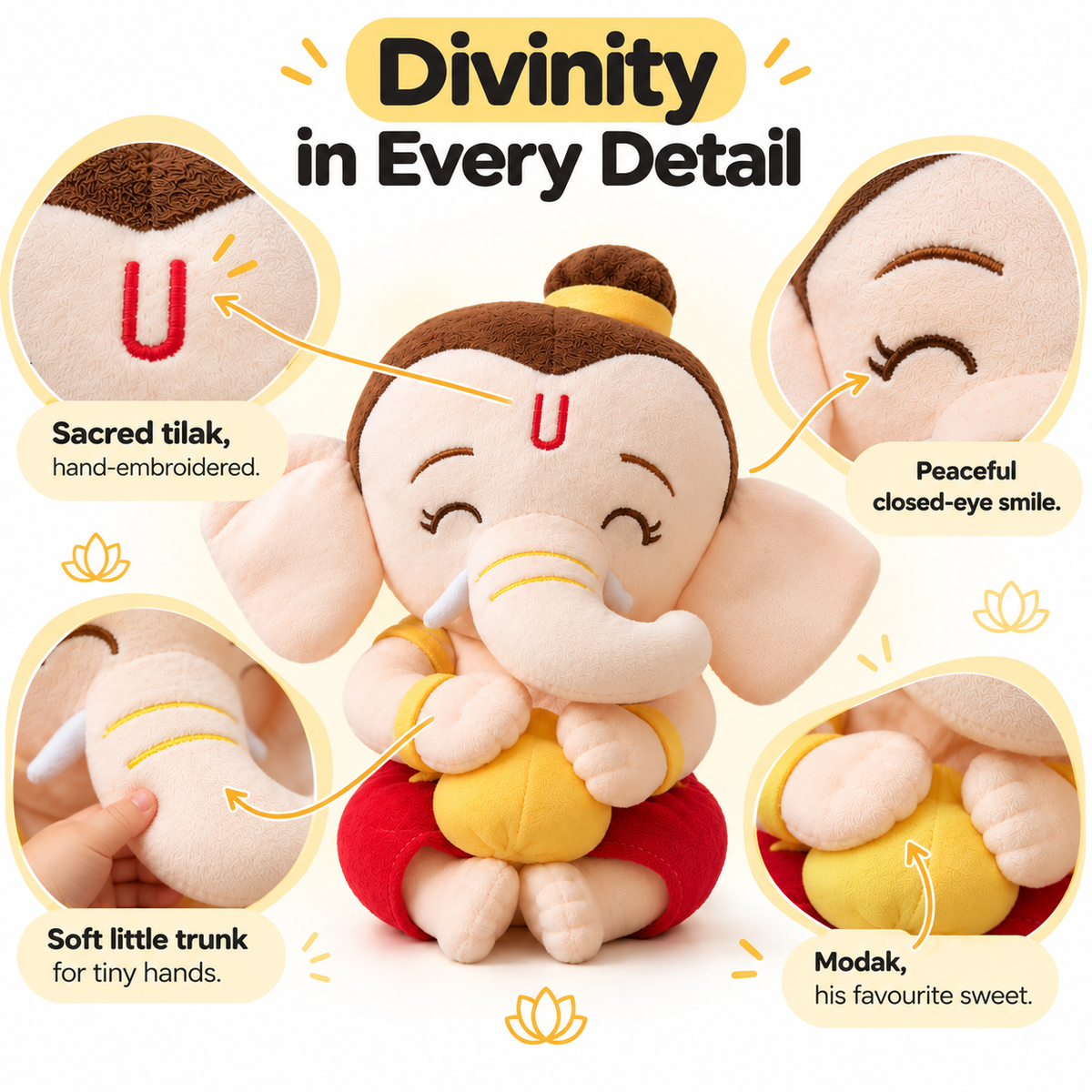 Divine Mantra Chanting Baby Ganesha with Preloaded Mantras