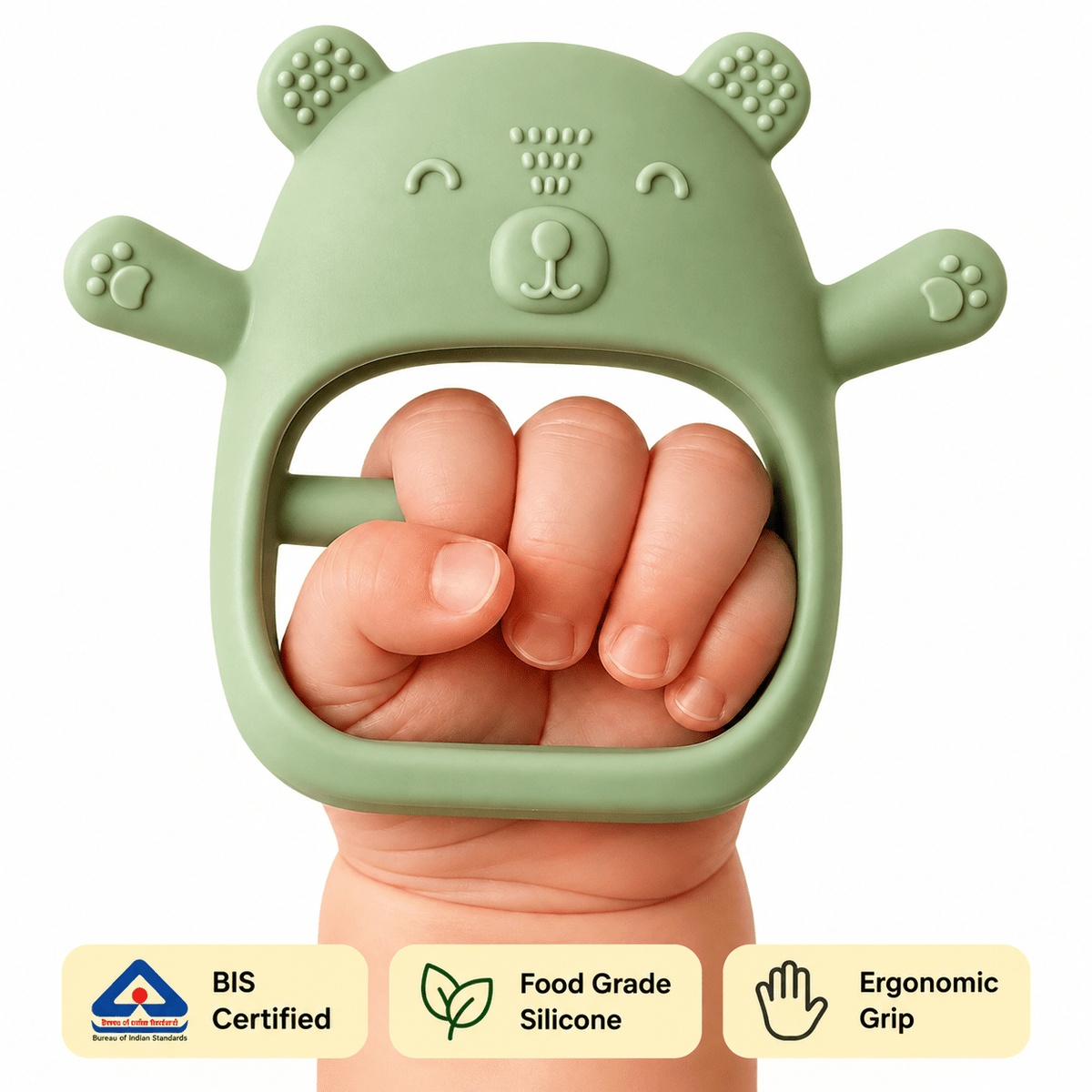 Kiko No-Drop Newborn Teether - Nubokind