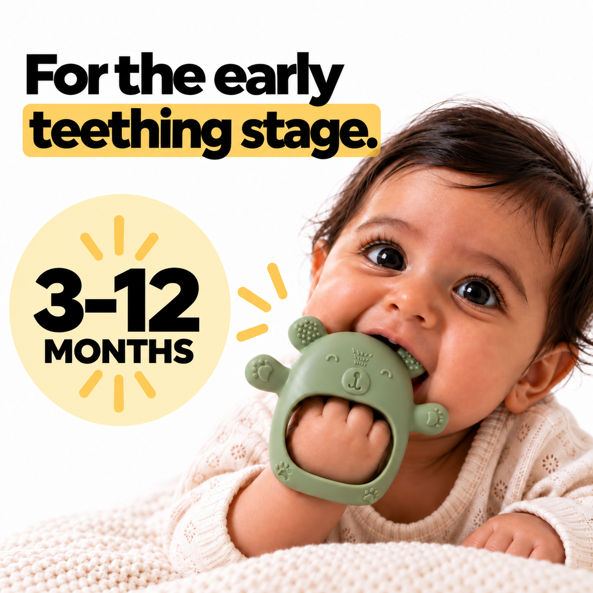 Kiko No-Drop Newborn Teether
